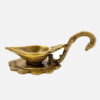 Brass Base Carving Over Lotus Diya