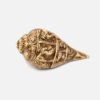Ganesha Carving Brass Shankh Showpiece