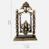 Brass Ganesha On Jhoola Swing Showpiece
