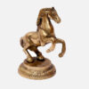 Brass Uplifted Legs Horse Tableware Showpiece, Showpiece for Home Decor
