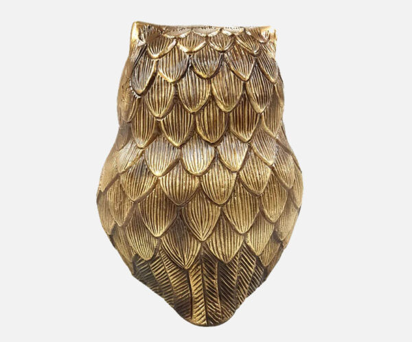 Brass Vintage Owl 8 Inches Showpiece Figurine